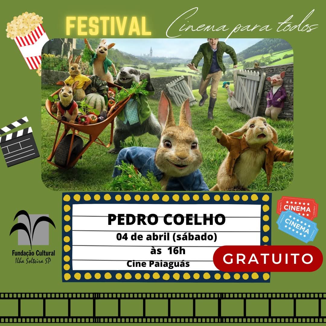 Pedro Coelho é o filme deste sábado no Cine Paiaguás