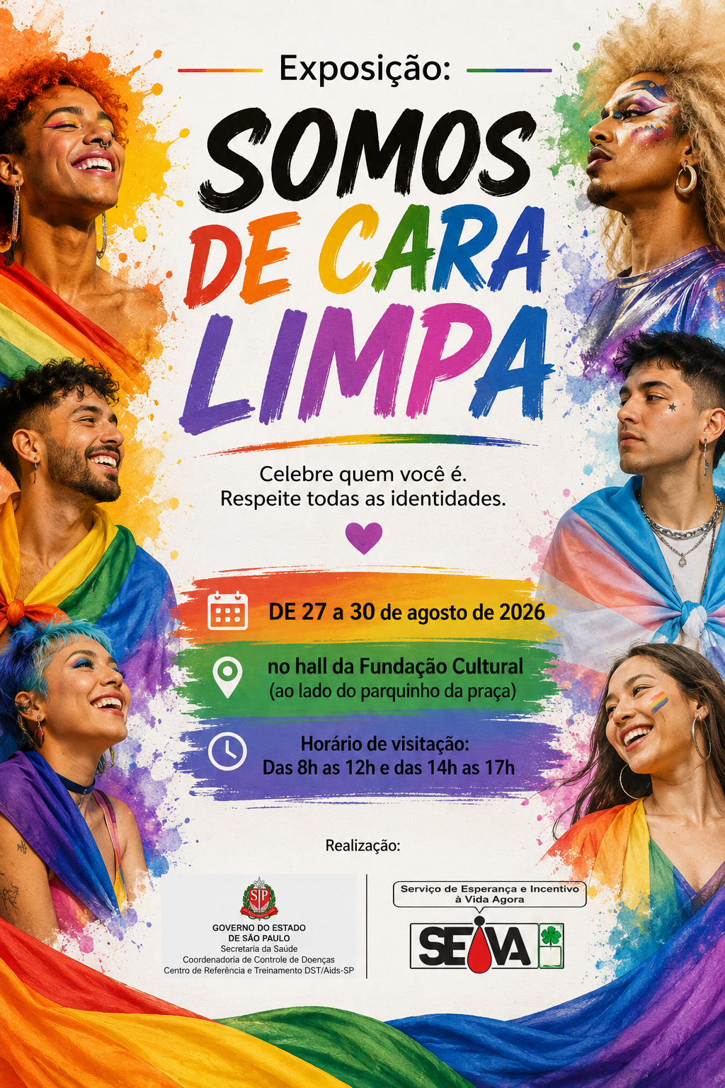 EXPOSIÇÃO: SOMOS DE CARA LIMPA