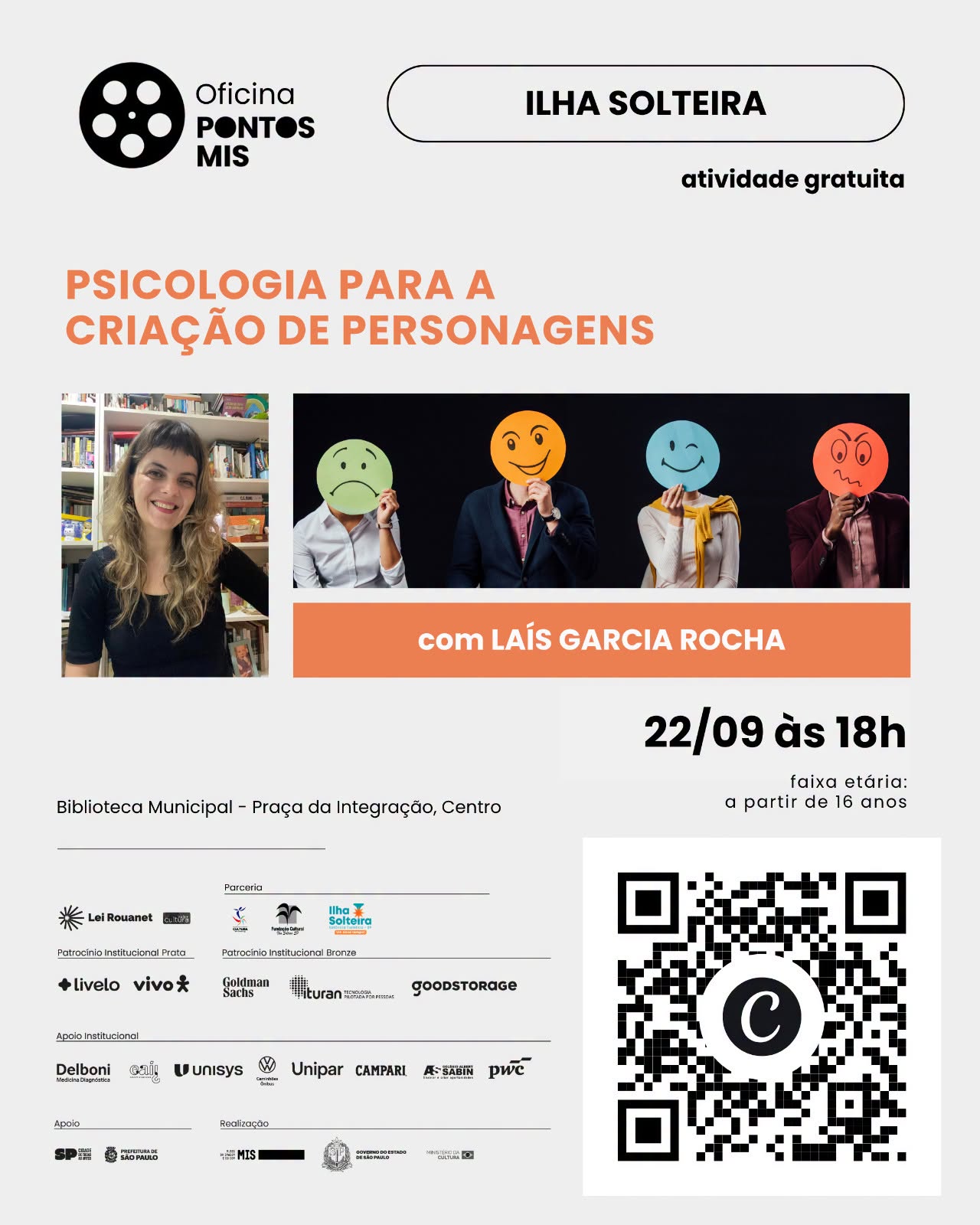 Inscrições abertas para nova oficina de cinema do Ponto MIS.
